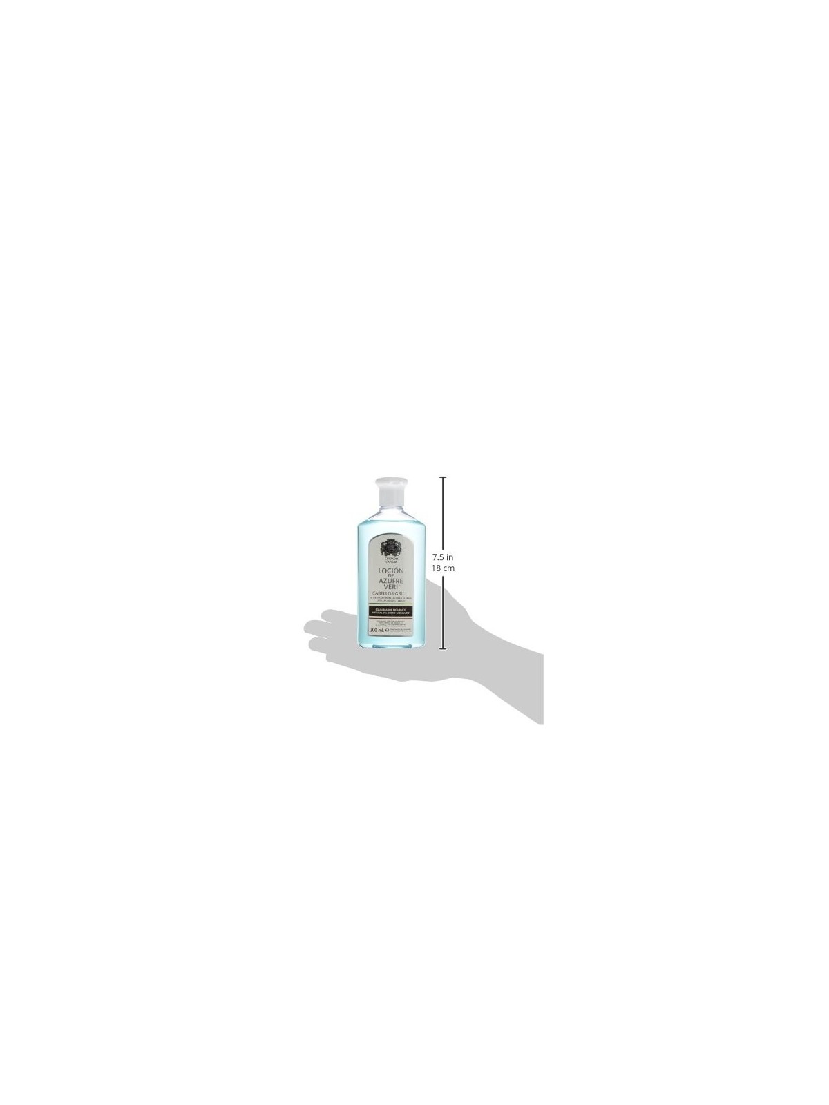 Lozione equilibrante per capelli grigi Azufre Veri 200ml unisex