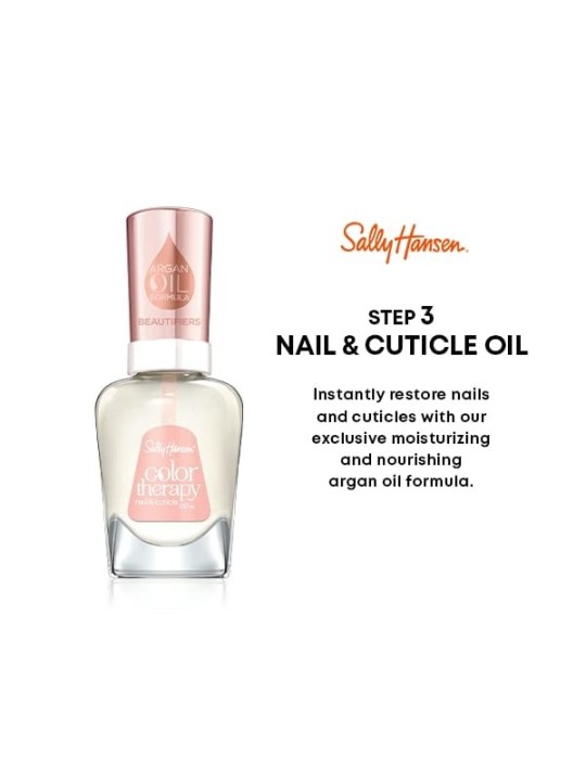 Sally Hansen Color Therapy Top Coat Smalto superiore con olio di argan donna 147ml