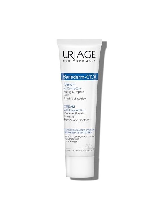 Uriage Bariederm Repairing Cica-Cream Unisex 100ml With Copper-Zinc
