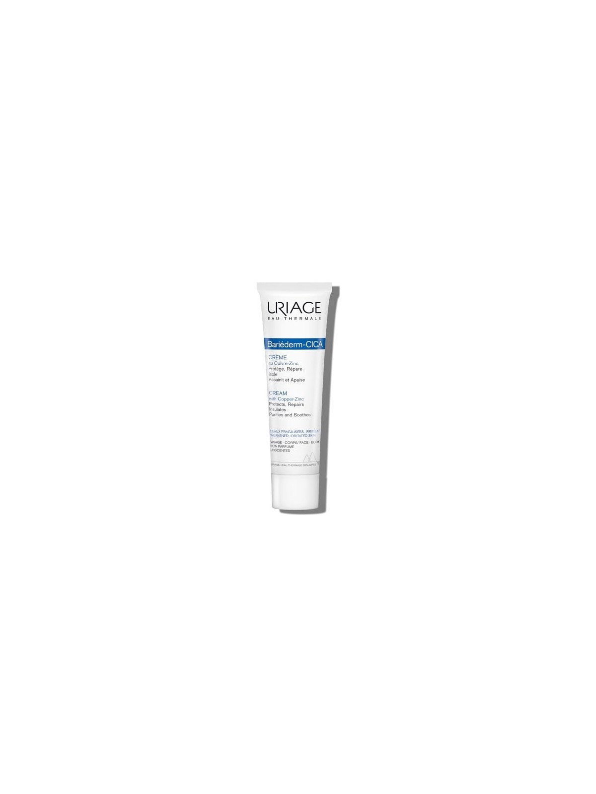 Uriage Bariederm Repairing Cica-Cream Unisex 100ml With Copper-Zinc