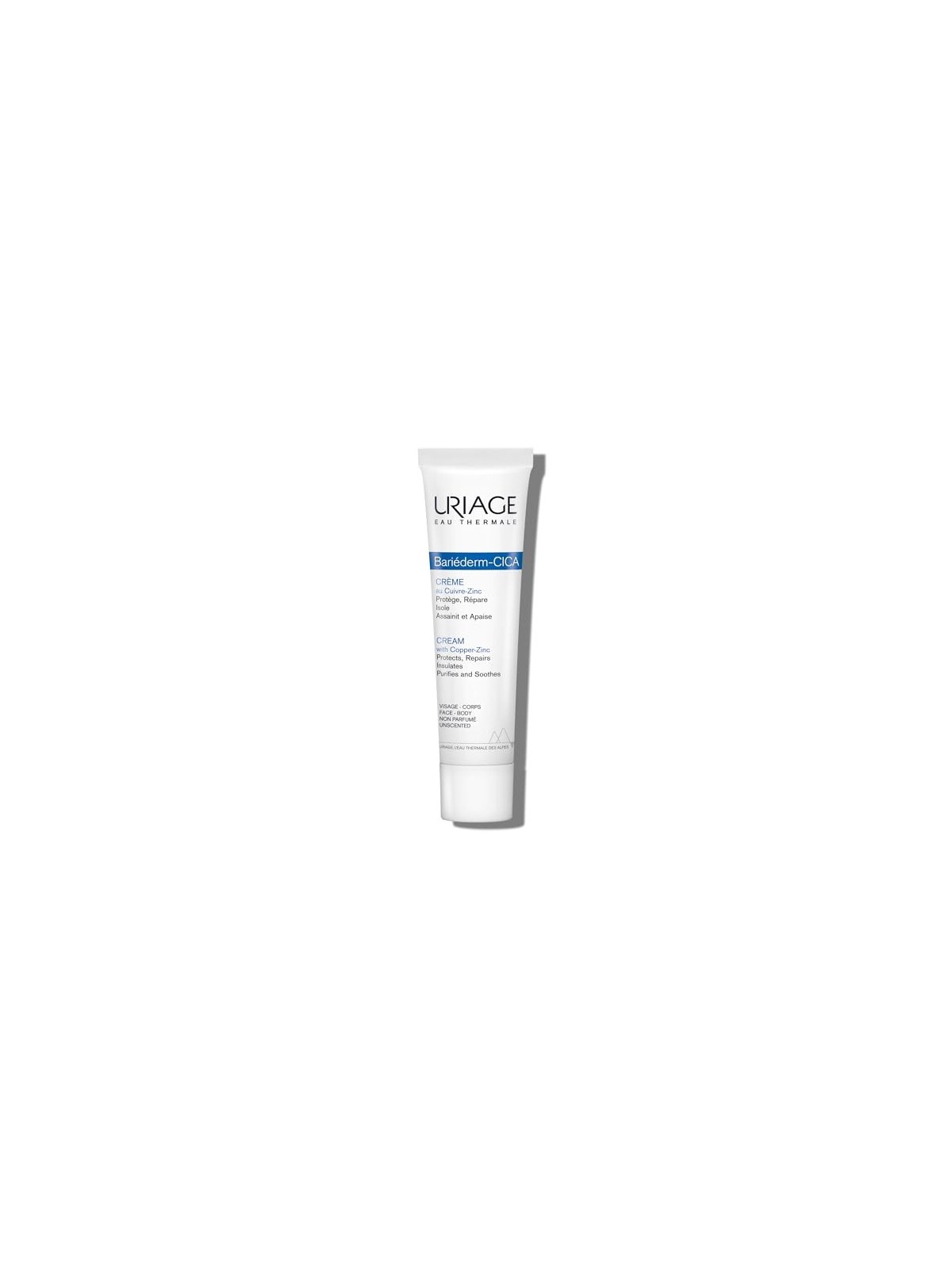 Uriage Crema riparatrice contenente rame e zinco Bariderm Cica Repairing CicaCream With CuZn unisex 40ml