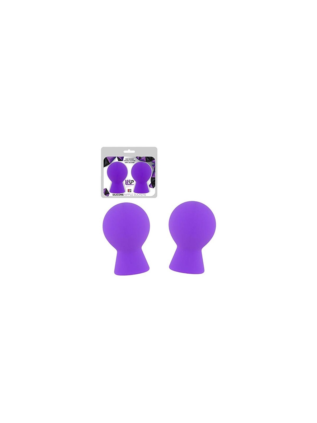 DREAM TOYS Pleasure Pumps Pompa per capezzoli con ventose Viola 2 pz