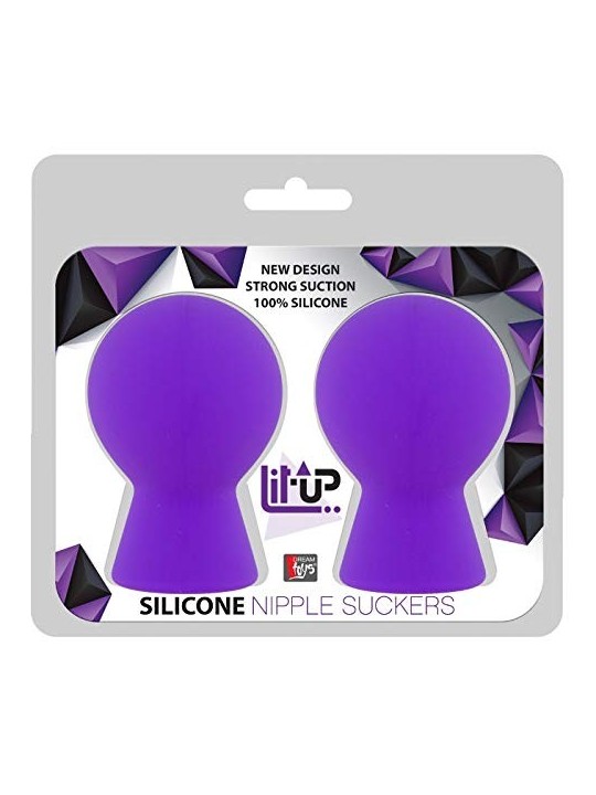 DREAM TOYS Pleasure Pumps Pompa per capezzoli con ventose Viola 2 pz
