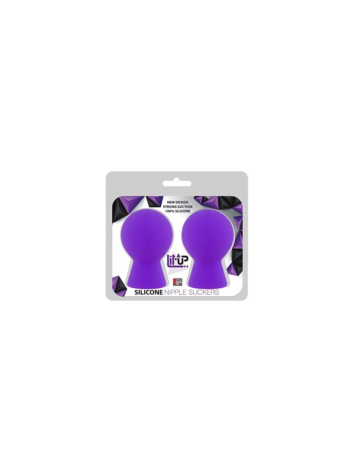 DREAM TOYS Pleasure Pumps Pompa per capezzoli con ventose Viola 2 pz
