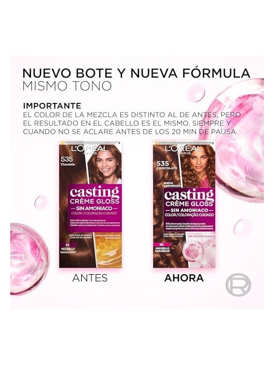 L'Orï¿½ï¿½al Paris CASTING CREME GLOSS 535 cioccolato 180ml