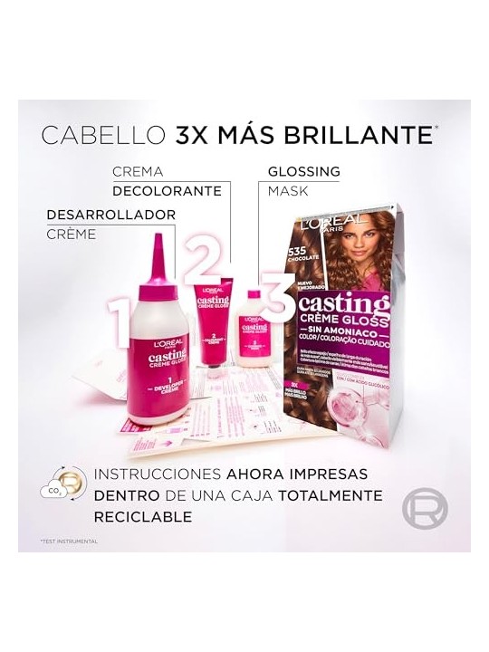 L'Orï¿½ï¿½al Paris CASTING CREME GLOSS 535 cioccolato 180ml