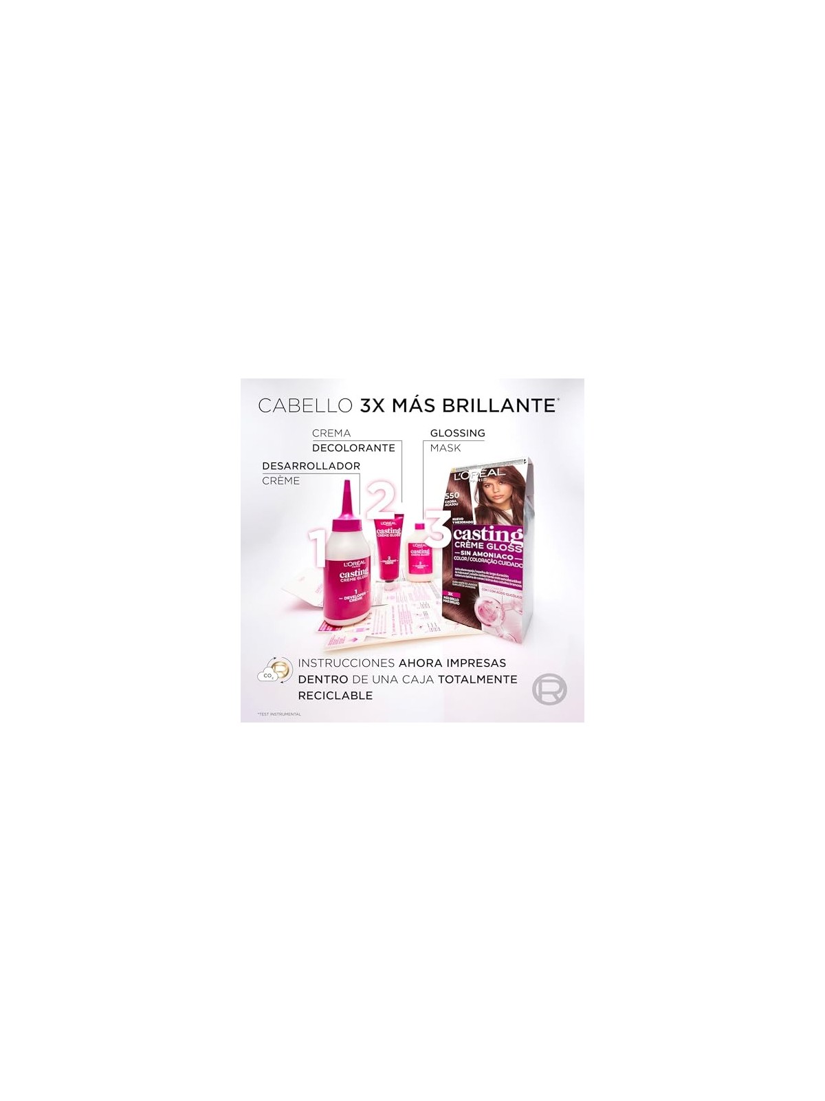 L'Orï¿½ï¿½al Paris CASTING CREME GLOSS 550 acajou 180ml unisex