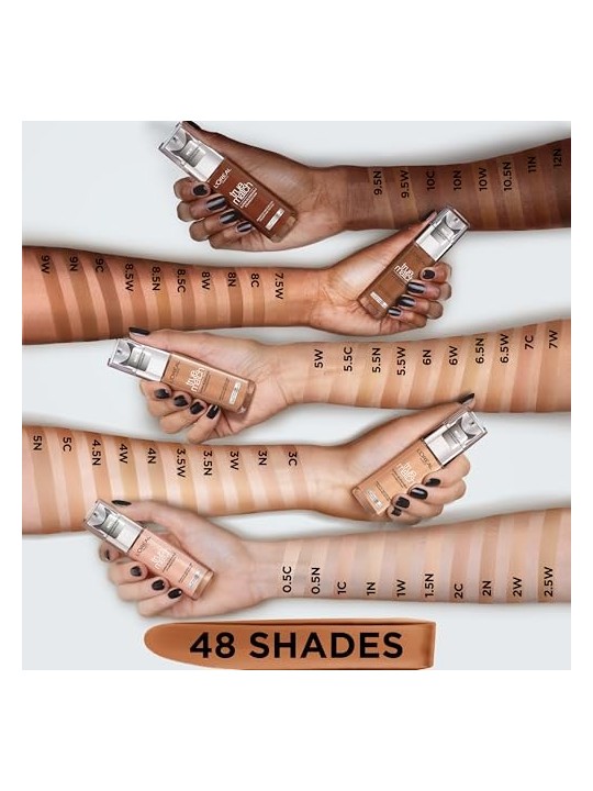 L'Orï¿½ï¿½al True Match Liquid Foundation 30ml Women C1 Rose Ivory