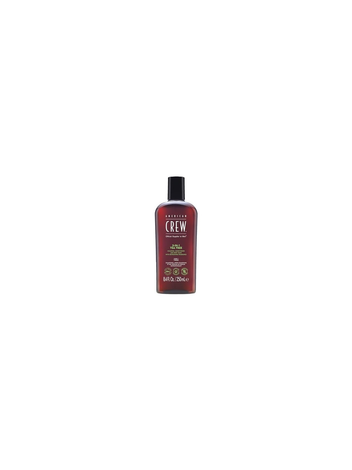 Shampoo American Crew con tea tree 3in1 uomo 250ml