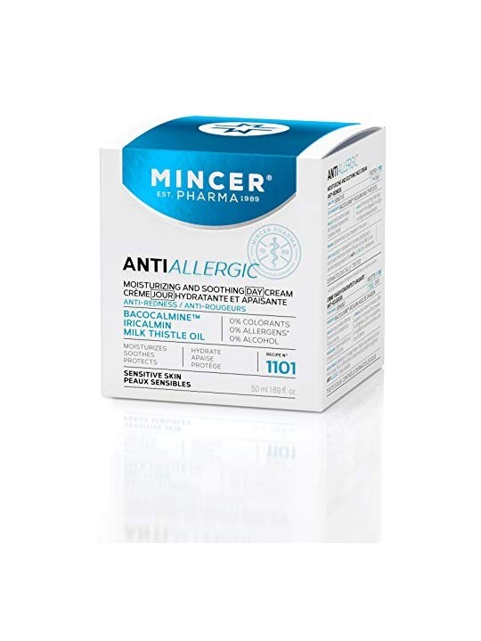 Crema da giorno antiallergica idratante e lenitiva contro gli arrossamenti Nr1101 50ml