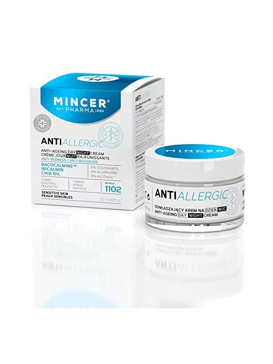 MINCER PHARMA Crema giorno notte antiallergica rigenerante contro gli arrossamenti Nr1102 50ml MINCER PHARMA www.essenzetotalsty