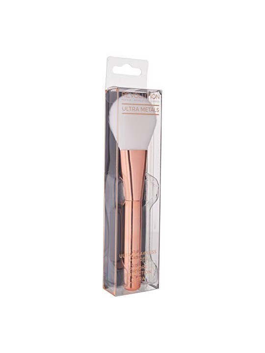 Pennello Makeup Revolution Ultra Metals Flawless Powder Brush Pennello per il viso ultra metallico donna