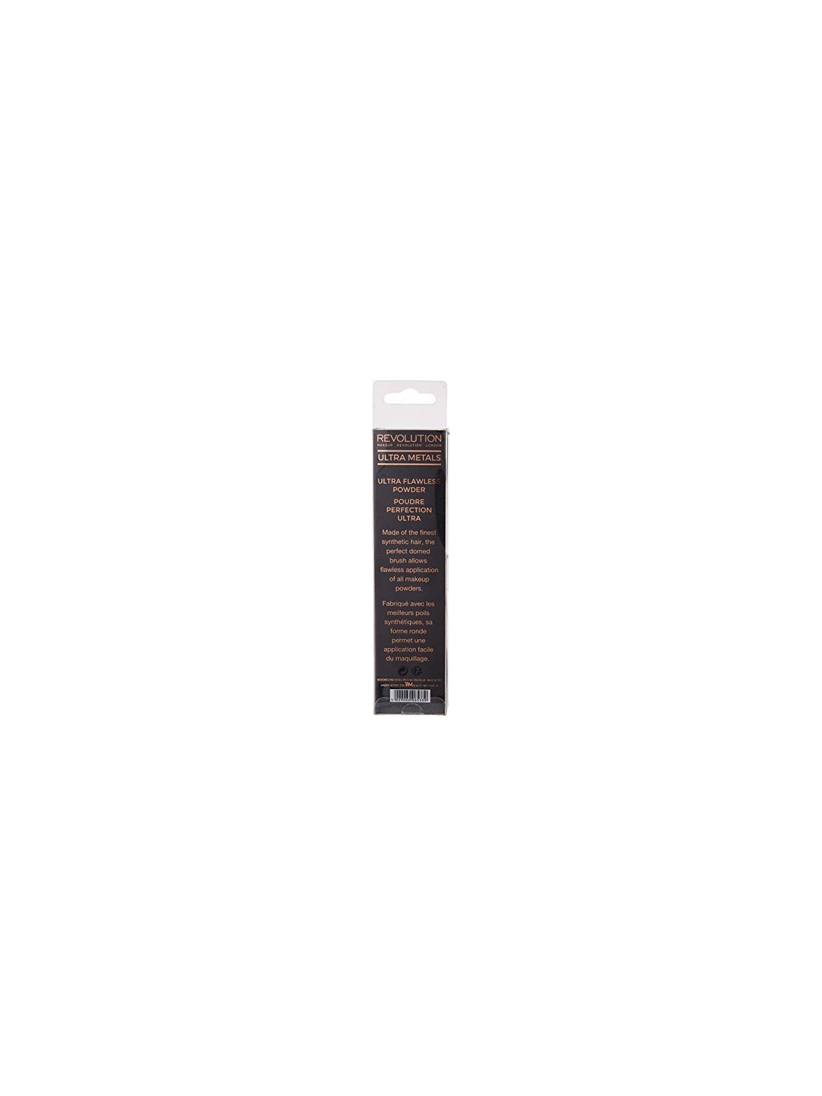 Pennello Makeup Revolution Ultra Metals Flawless Powder Brush Pennello per il viso ultra metallico donna