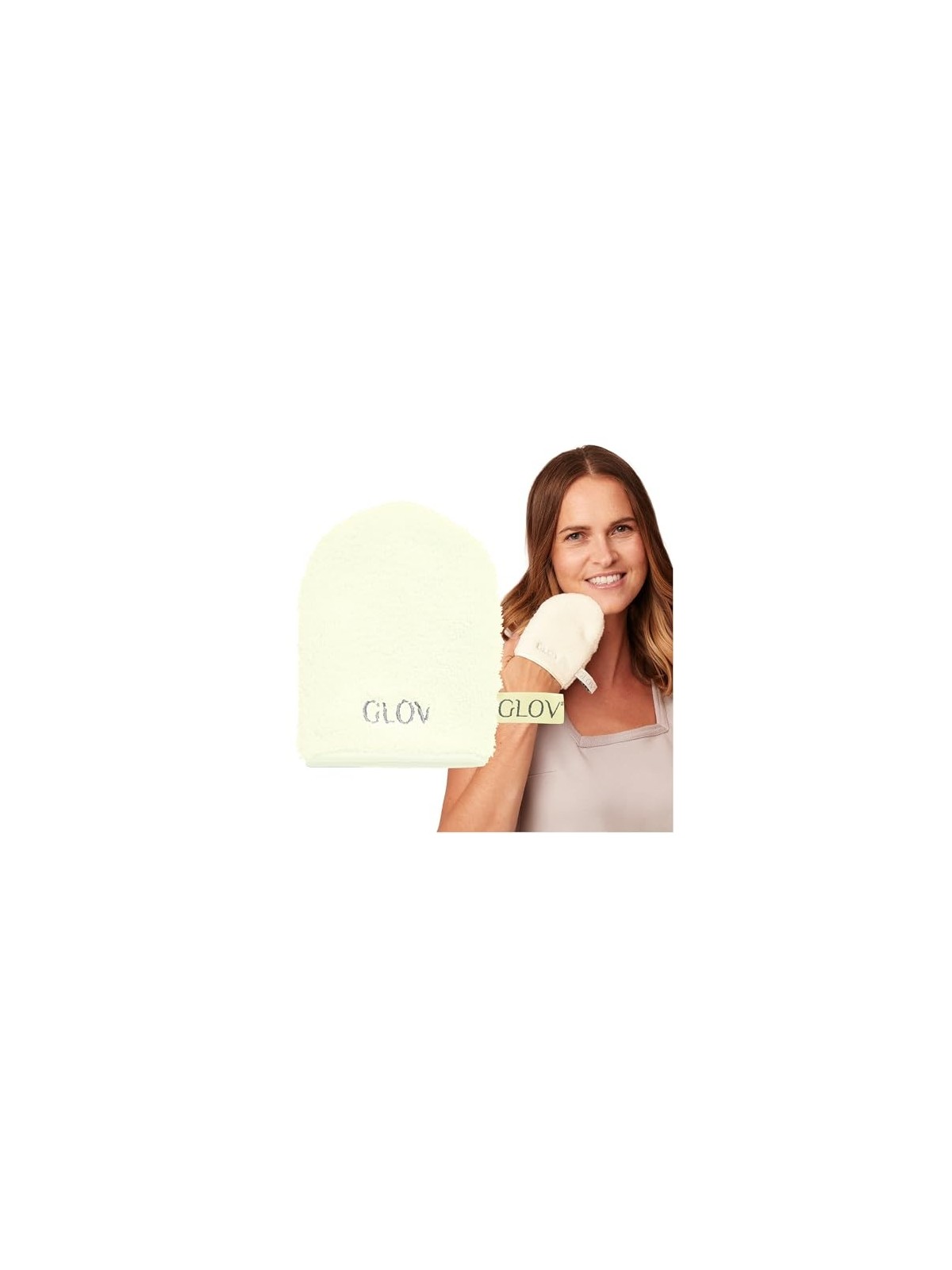 GLOV OnTheGo Mekeup Remover Classic Guanto struccante avorio
