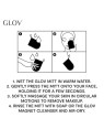 GLOV OnTheGo Mekeup Remover Classic Guanto struccante avorio