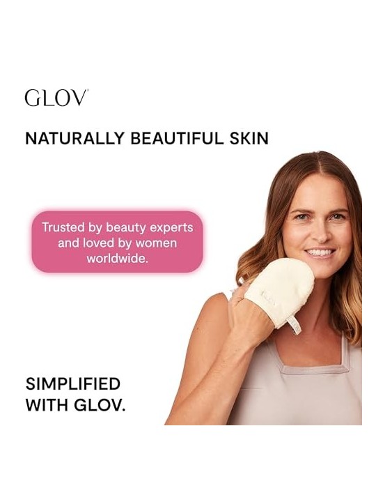 GLOV OnTheGo Mekeup Remover Classic Guanto struccante avorio