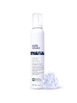 MilkShake Silver Shine Whipped Cream Balsamo per capelli biondo platino e grigi 200ml