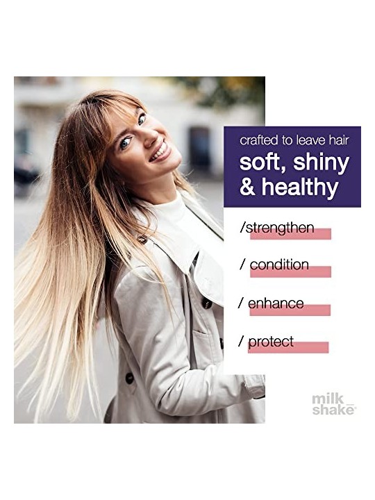 MilkShake Silver Shine Whipped Cream Balsamo per capelli biondo platino e grigi 200ml