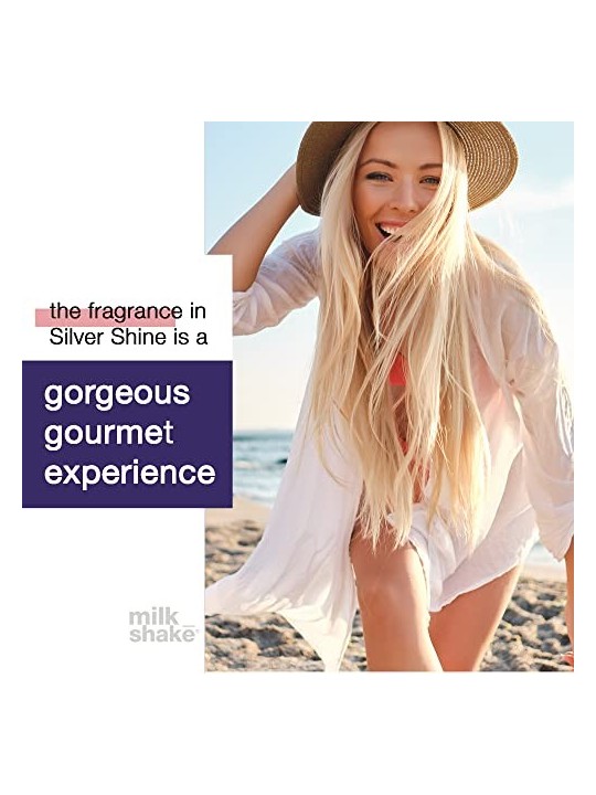 MilkShake Silver Shine Whipped Cream Balsamo per capelli biondo platino e grigi 200ml