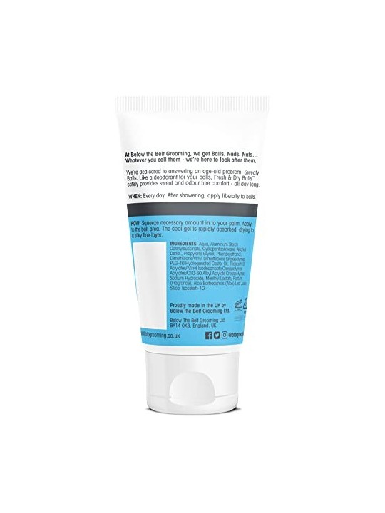 Cool Fresh Dry Balls Gel Intimo Uomini 75ml