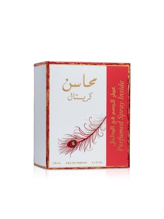 Lattafa Perfumes Set regalo Mahasin Crystal eau de parfum 100 ml