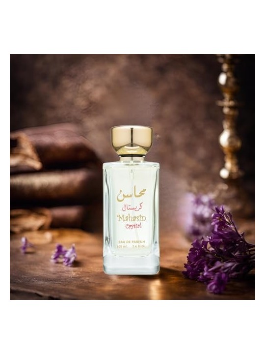 Lattafa Perfumes Set regalo Mahasin Crystal eau de parfum 100 ml