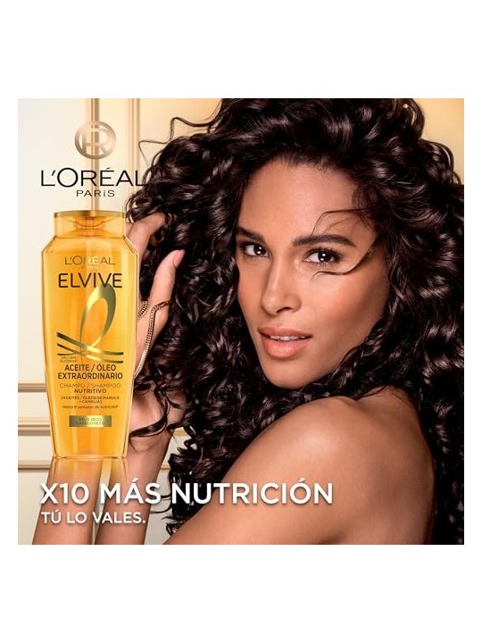 Shampoo L'Orï¿½ï¿½al Paris ELVIVE OLIO STRAORDINARIO nutriente 370ml unisex