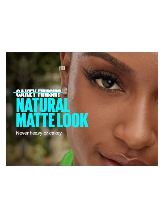 Maybelline Adattami Trucco opaco e senza pori donna 110 Porcelain