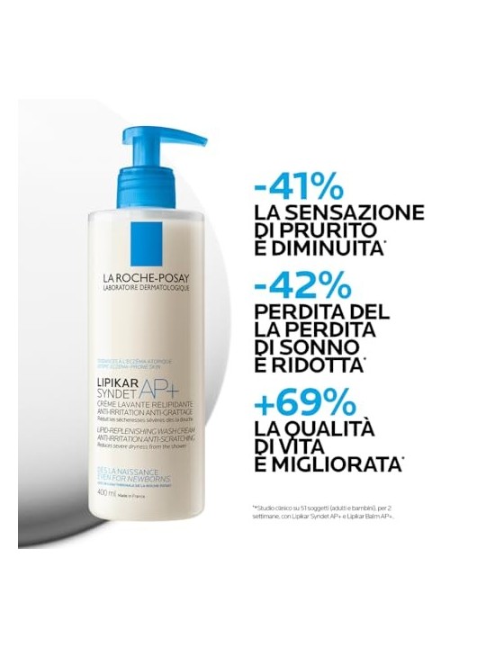 LRP Lipikar Syndet AP Cleansing Bodycream-Gel donna 400ml