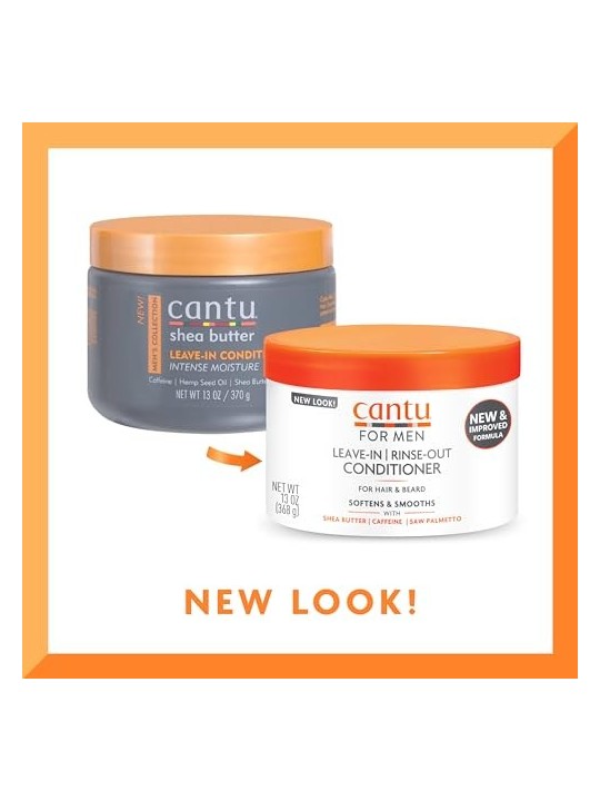 Cantu SHEA BUTTER balsamo senza risciacquo collezione uomo 370 gr donna