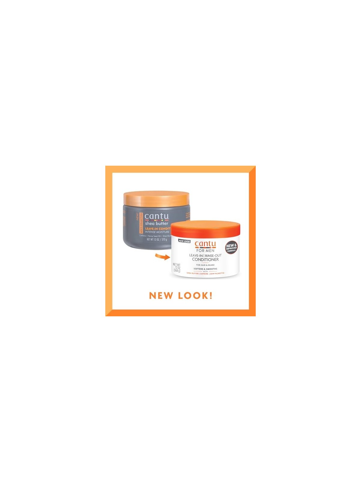 Cantu SHEA BUTTER balsamo senza risciacquo collezione uomo 370 gr donna