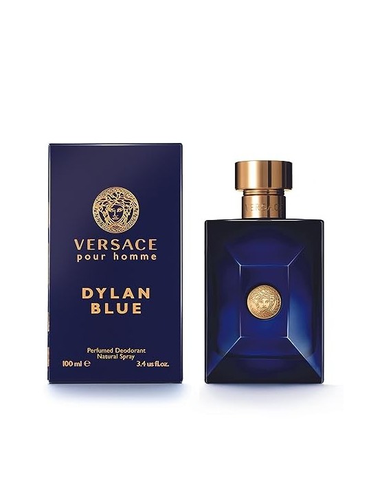 Versace Dylan Blue Perfumed Deodorant uomo 100ml Versace www.essenzetotalstyle.com 