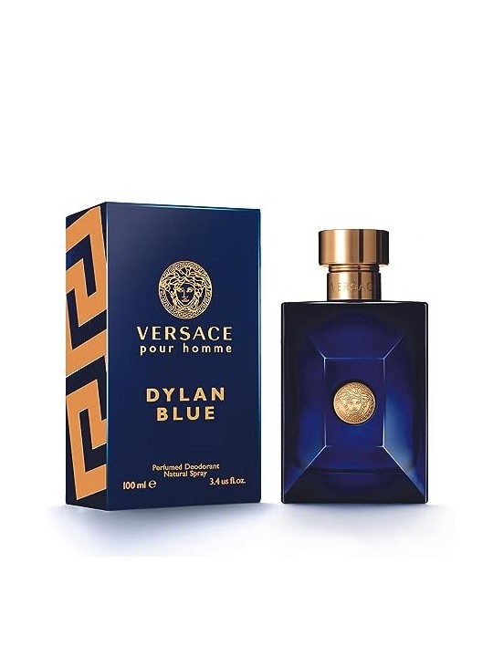 Versace Dylan Blue Perfumed Deodorant uomo 100ml Versace www.essenzetotalstyle.com 