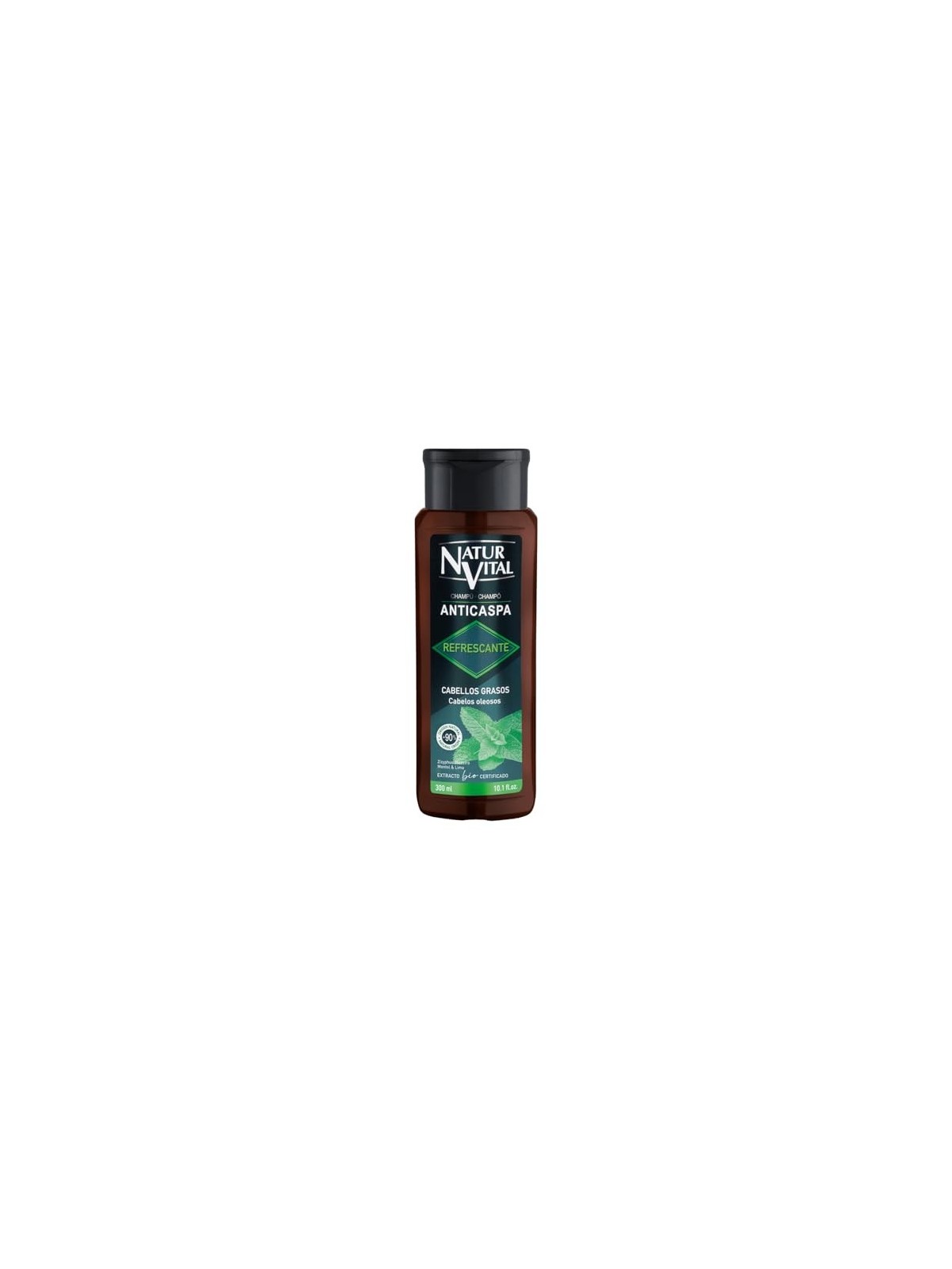 Natur Vital MEN SHAMPOO ANTIFORFORA RINFRESCANTE per capelli grassi 300ml unisex