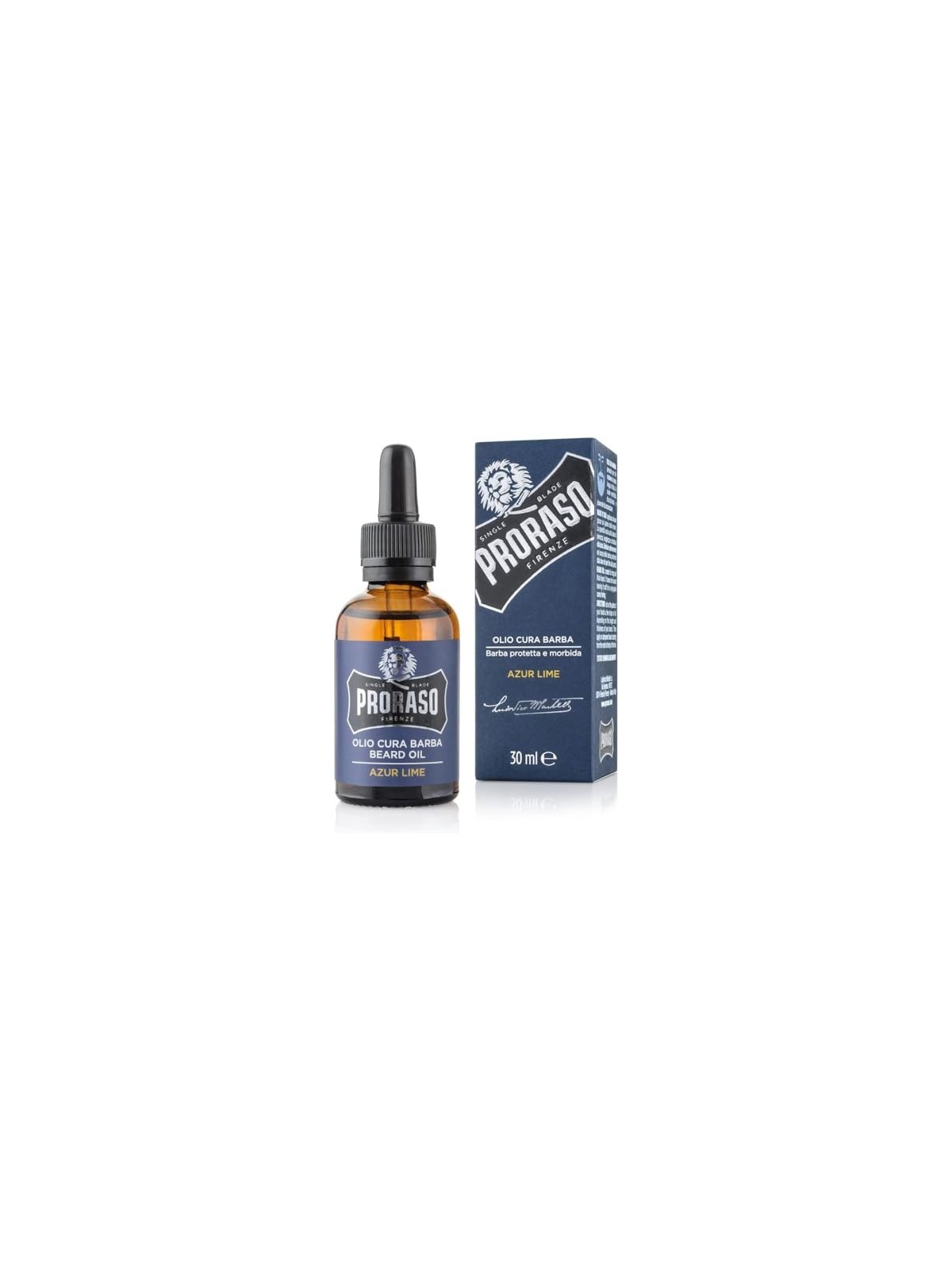 Olio da barba Proraso Azur Lime Agrumi Mediterranei Uomo 30ml