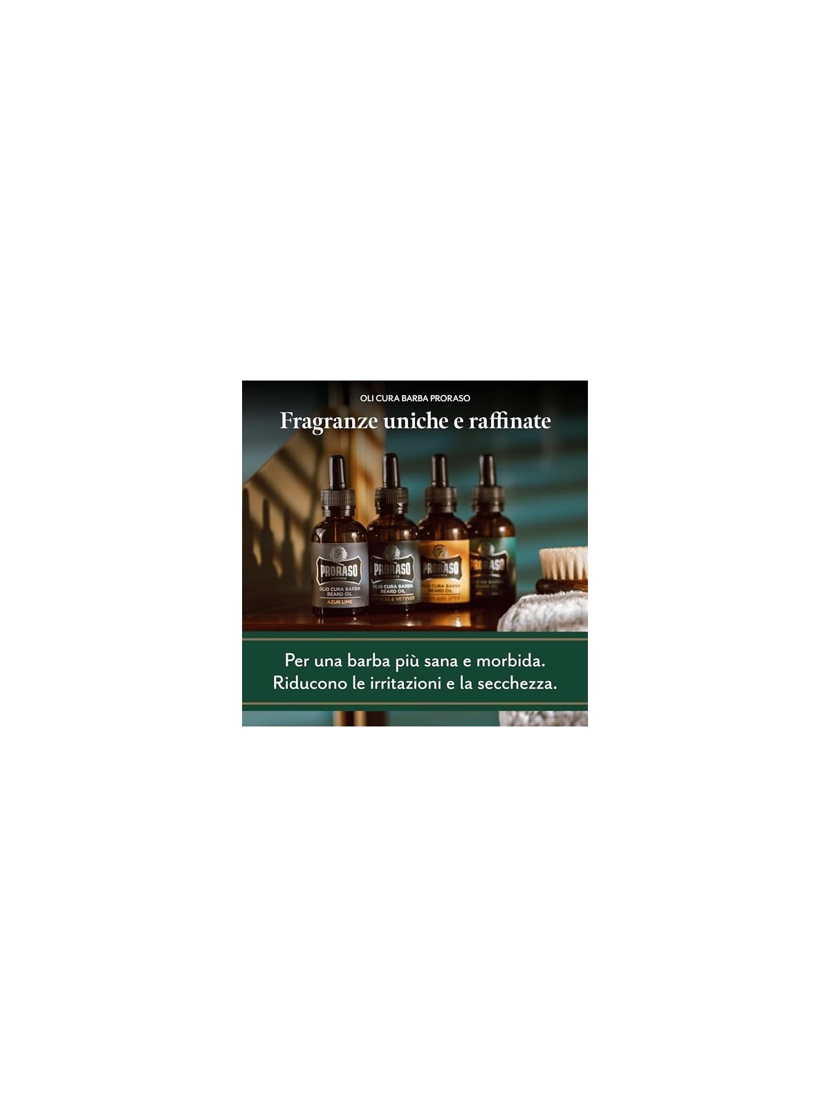 Olio da barba Proraso Azur Lime Agrumi Mediterranei Uomo 30ml