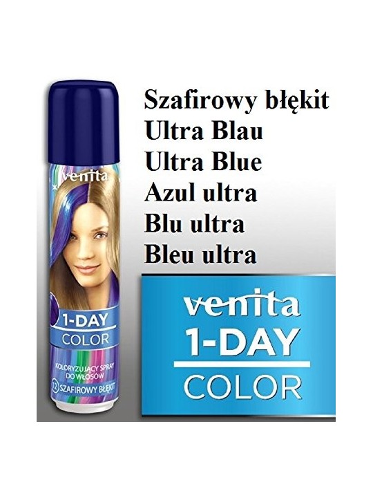 VENITA 1Day Color spray capelli Blu Zaffiro 50ml