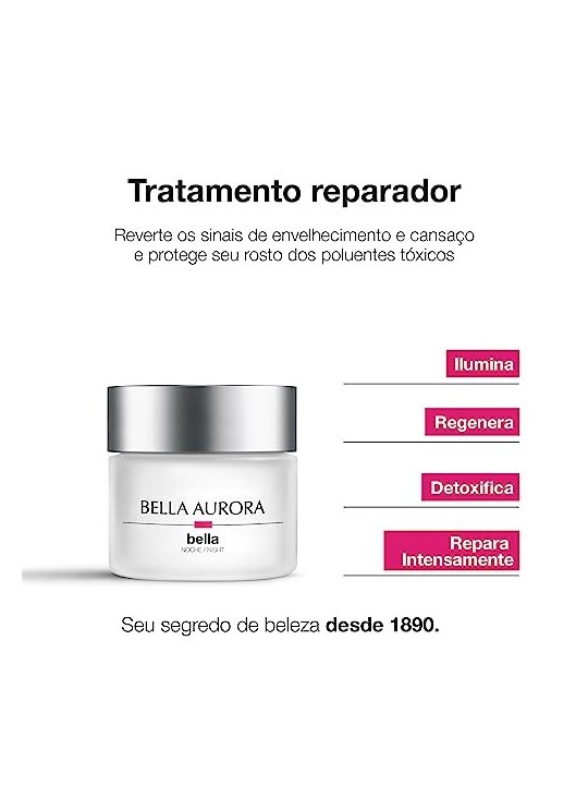 Bella Aurora BELLA NIGHT Trattamento Notturno Riparatore e AntiMacchia 50ml Donna