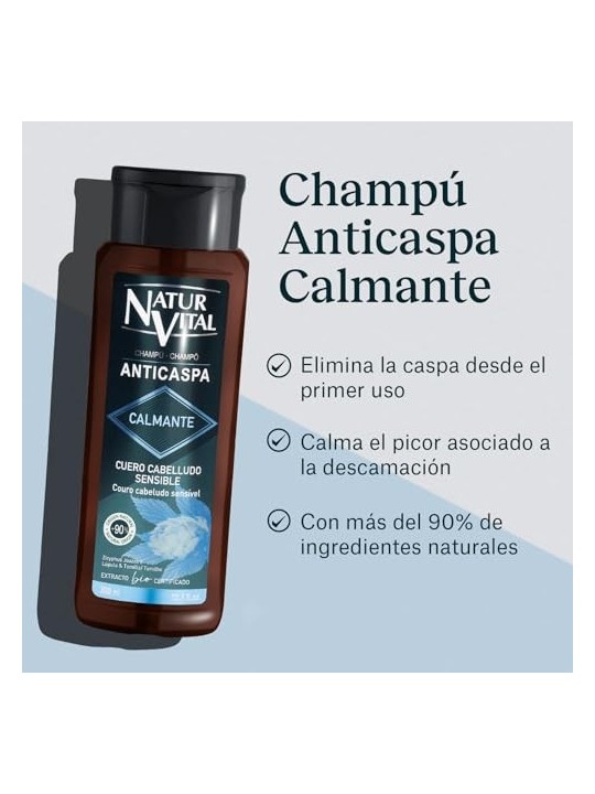 Natur Vital MEN SENSITIVE SHAMPOO ANTIFORFORA LENITIVO 300ml unisex