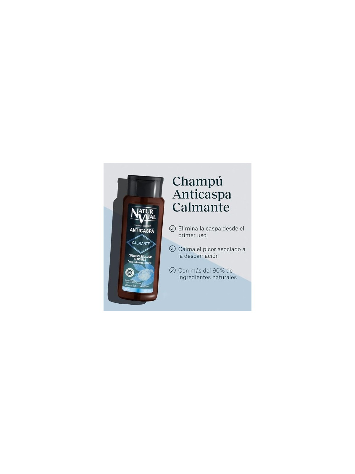 Natur Vital MEN SENSITIVE SHAMPOO ANTIFORFORA LENITIVO 300ml unisex