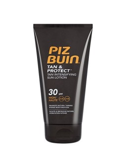 Piz Buin Doppia accelerazione del processo di abbronzatura naturale Lozione Solare intensificante Tan Protect SPF 6 SPF 30 u Piz