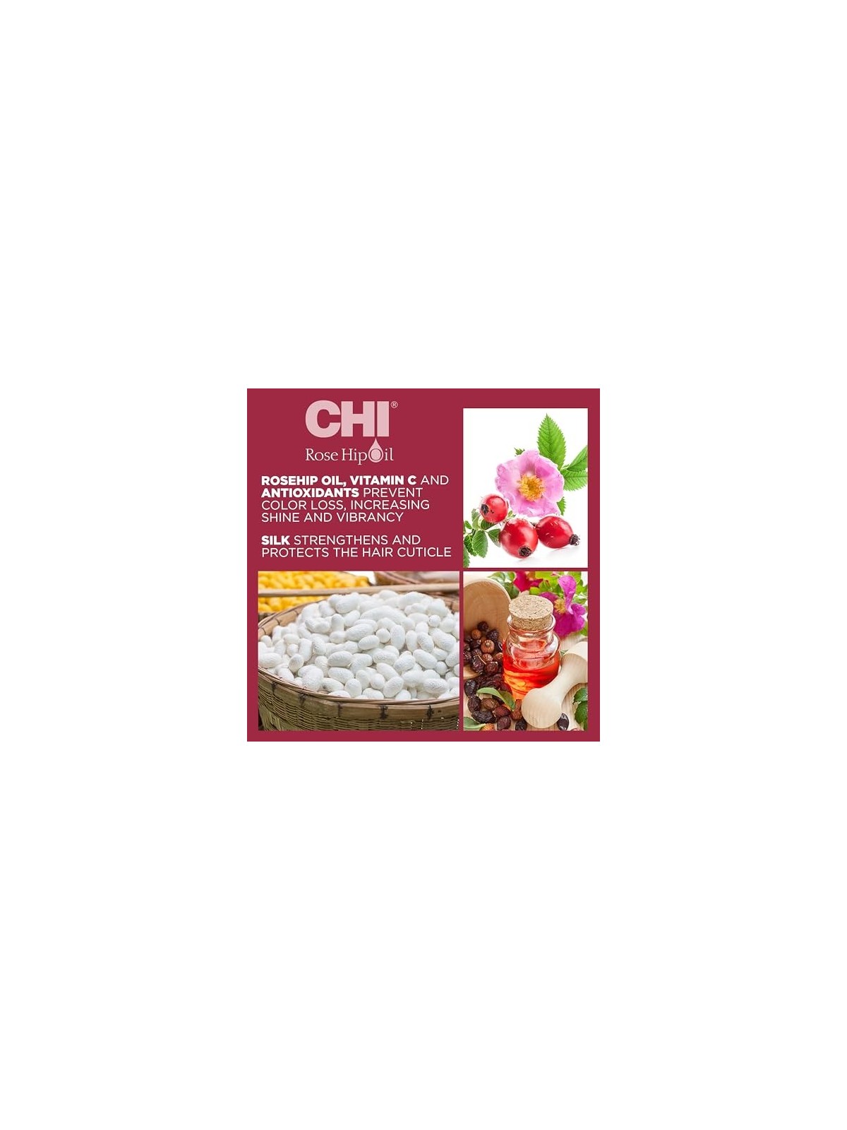 CHI Olio di Rosa Canina Colore Nutriente Maschera 237ml