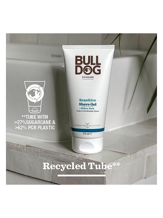 Gel da Barba Sensibile Bulldog Erba di Salice Uomo