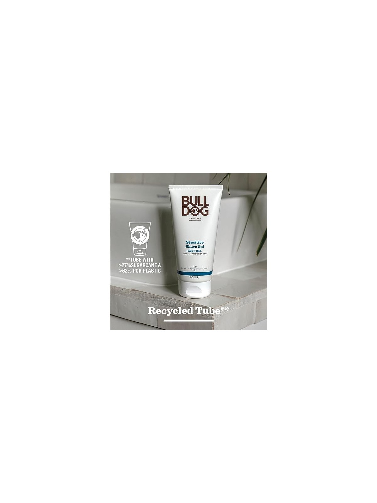 Gel da Barba Sensibile Bulldog Erba di Salice Uomo