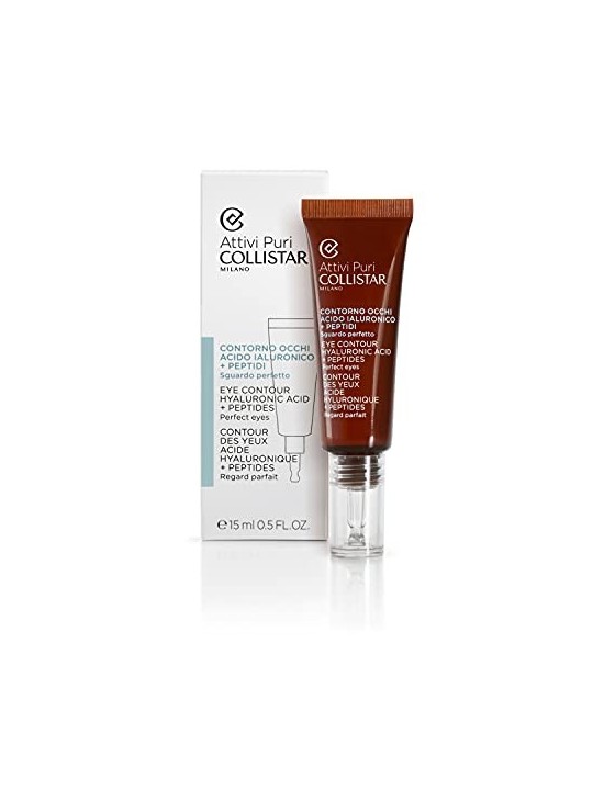 Collistar Pure Actives Contorno Occhi Acido Ialuronico e Peptidi Eyegel Donna 15ml