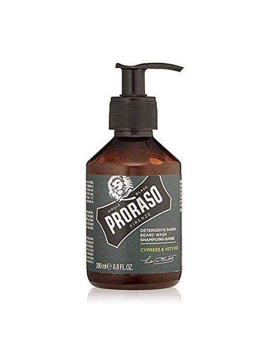 Proraso Cypress Vetyver Beard Wash Shampoo uomo 200ml