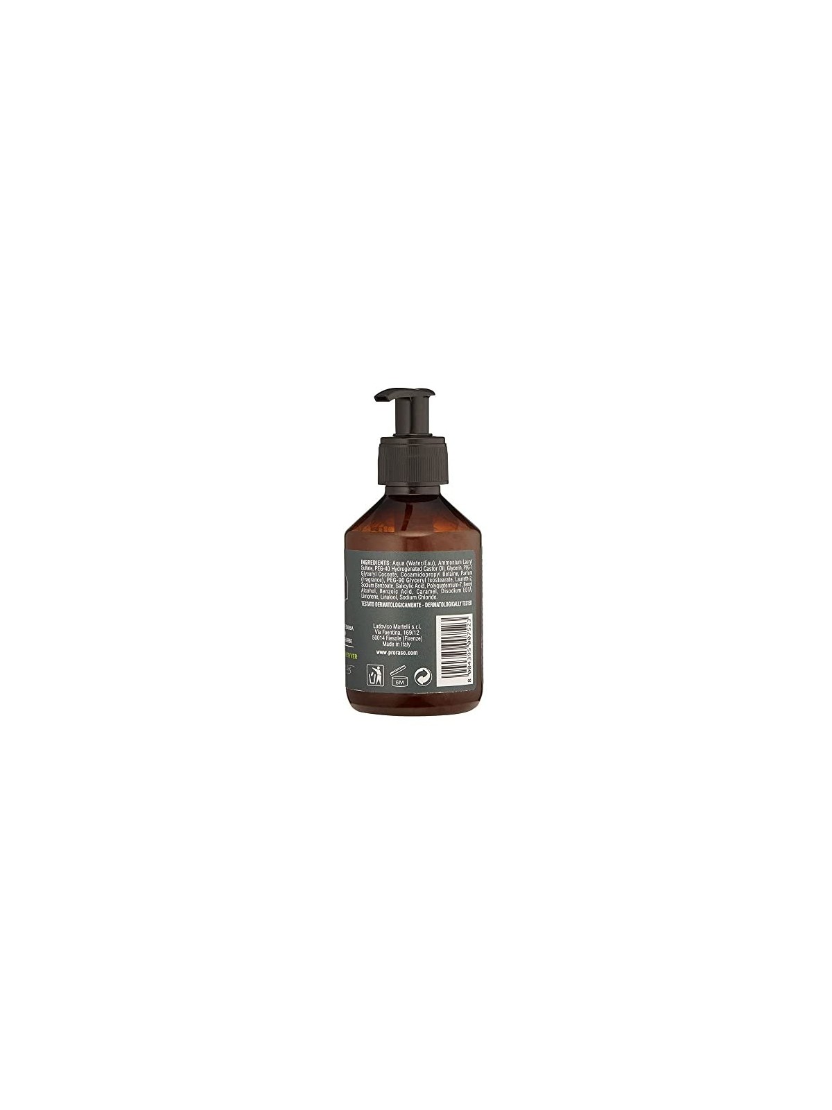 Proraso Cypress Vetyver Beard Wash Shampoo uomo 200ml