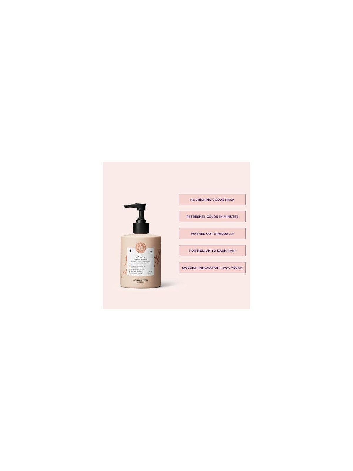 Maschera Rinfresca Colore Cacao donna 300ml