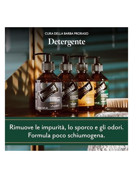 Azur Lime Beard Wash - Beard shampoo with citrus and juniper scent