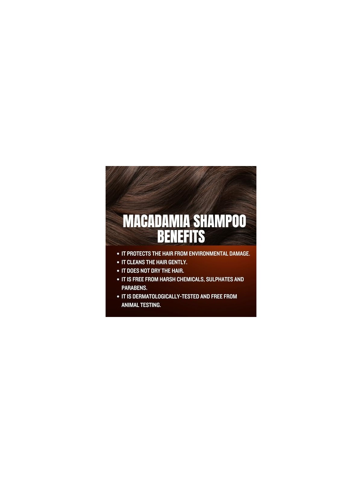 Macadamia Shampoo agli estratti oleosi tutti i tipi di capelli donna 400ml